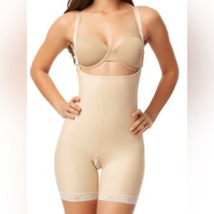 Isavela Beige 2nd Stage compression garment Surgery Bodysuit BBL BE06 3XL